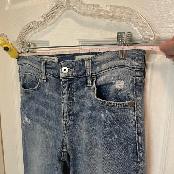 ANTHROPOLOGIE PILCRO SLIM BOYFRIEND JEANS DISTRESSED SIZE 26 - Picture 6 of 11